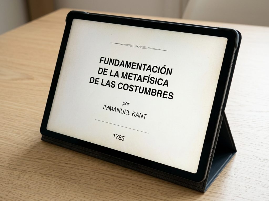 Una de las obras más influyentes de Kant, casi dos siglos y medio despues